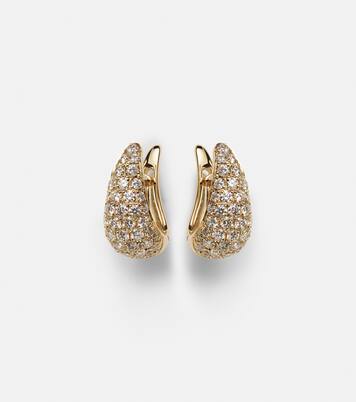 Boucles d'oreilles Claw en or 18 ct et diamants | Anita Ko