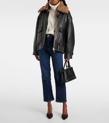 High-Rise Straight Jeans Le Sleek | Frame