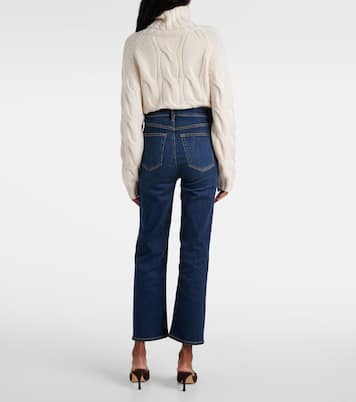 High-Rise Straight Jeans Le Sleek | Frame