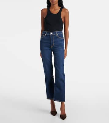 High-Rise Straight Jeans Le Sleek | Frame
