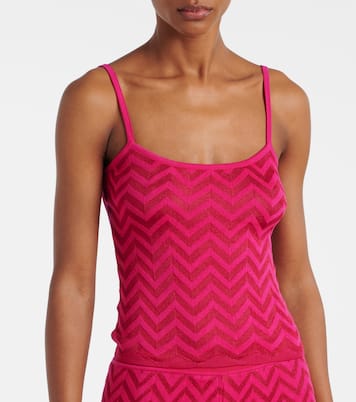 Tank top de mezcla de algodón en zigzag | Missoni