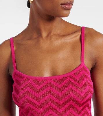 Tank top de mezcla de algodón en zigzag | Missoni