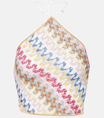 Zig Zag lamé top | Missoni