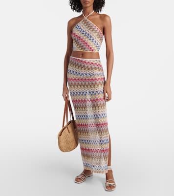 Zig Zag lamé top | Missoni