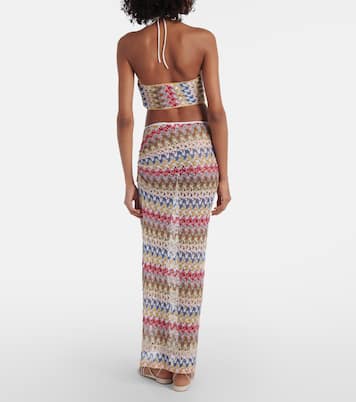 Zig Zag lamé top | Missoni