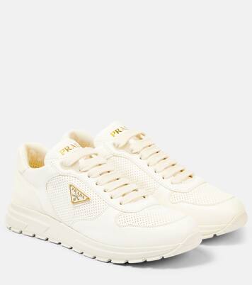Leather sneakers | Prada