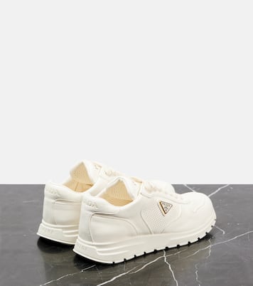 Leather sneakers | Prada