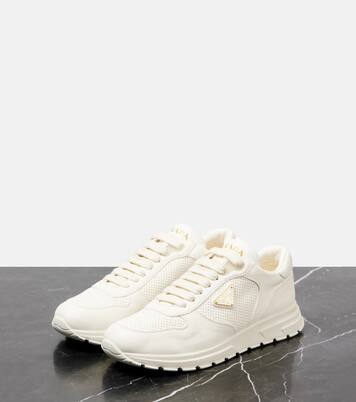 Leather sneakers | Prada