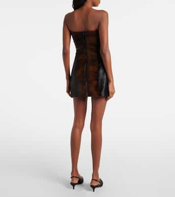 Bustier-Kleid aus Kalbshaar | Magda Butrym