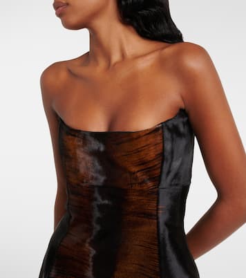 Bustier-Kleid aus Kalbshaar | Magda Butrym