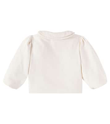 Bebé - chaqueta Aagje de algodón bordada | Donsje