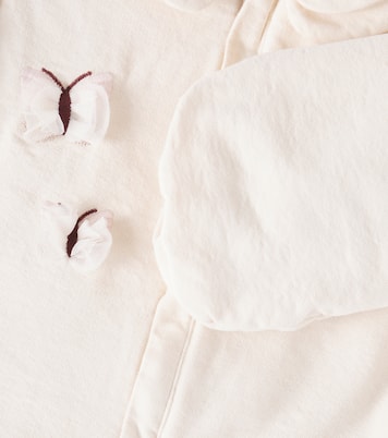 Bebé - chaqueta Aagje de algodón bordada | Donsje