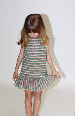 OseMini Lumiére lamé dress | Oséree Kids