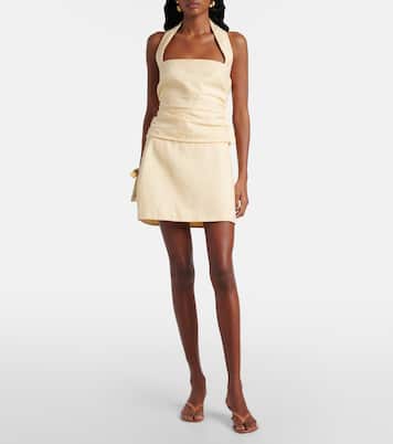 Juliette 45 patent leather thong sandals | Amina Muaddi