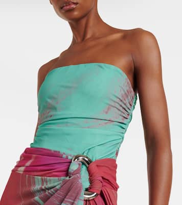 Bedrucktes Maxikleid Emma aus Jersey | Simkhai