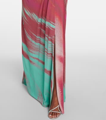 Bedrucktes Maxikleid Emma aus Jersey | Simkhai