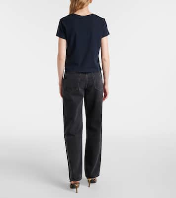 T-Shirt Adine Shrunken aus Baumwoll-Jersey | Agolde