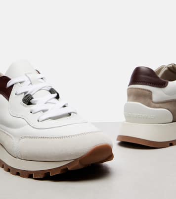 Leather sneakers | Brunello Cucinelli
