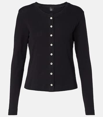 Pointelle cotton cardigan | Leset