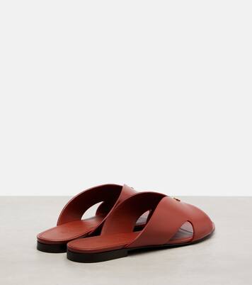 Pantoletten Vera aus Leder | Loro Piana