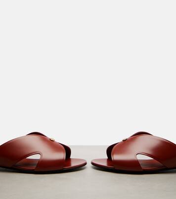 Pantoletten Vera aus Leder | Loro Piana