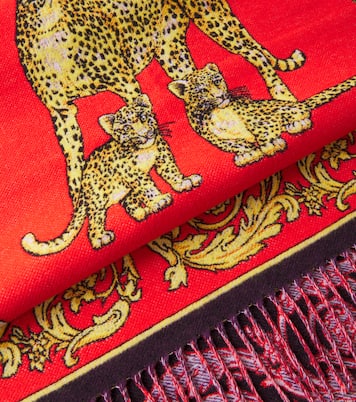 Barocco printed wool blanket | Versace Home