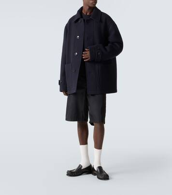 Wool and cotton coat | Dries Van Noten