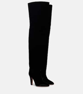 Overknee-Stiefel Elsa 100 aus Samt | Paris Texas