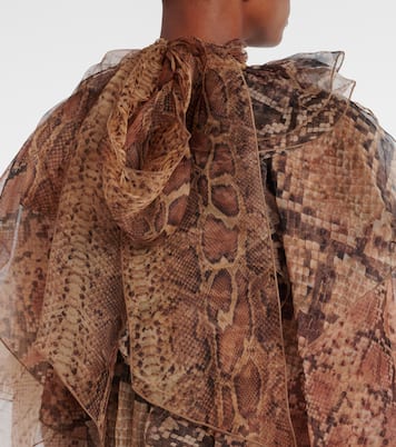 Memento ruffled silk blouse | Zimmermann