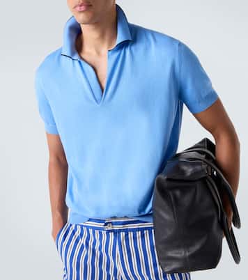 Cotton and silk polo shirt | Tom Ford