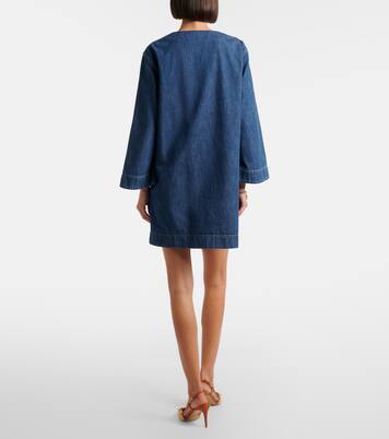 Minikleid VGold aus Chambray | Valentino