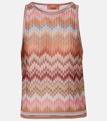 Zigzag lamé tank top | Missoni