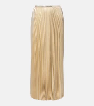 Essai silk-blend lamé midi skirt  | Joseph