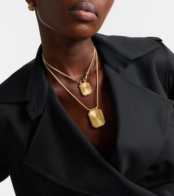 Collana No Risk No Glory in oro 18kt con diamanti | Marie Lichtenberg