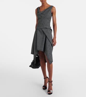 Wool midi dress | McQueen