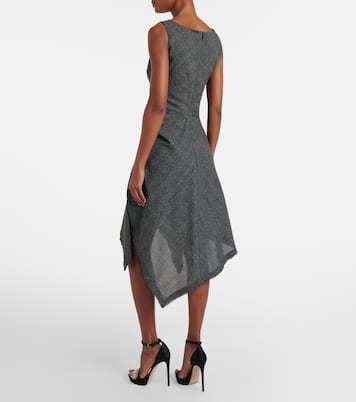 Wool midi dress | McQueen