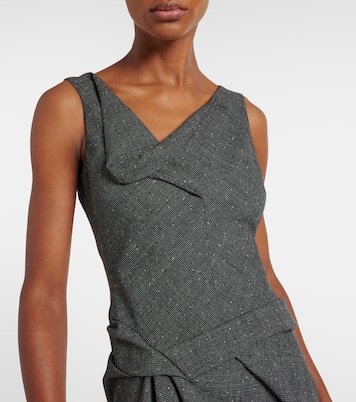 Wool midi dress | McQueen