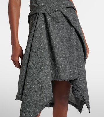 Wool midi dress | McQueen