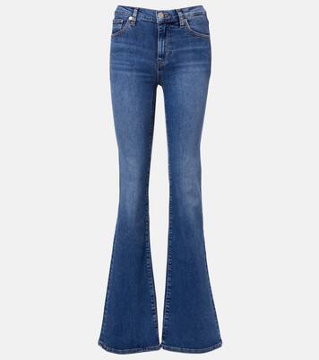 Icon Long mid-rise flared jeans | Frame