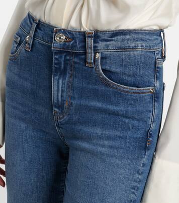 Icon Long mid-rise flared jeans | Frame