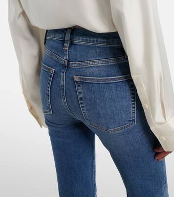 Icon Long mid-rise flared jeans | Frame