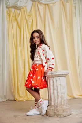 Jupe imprimée en coton | Mini Rodini