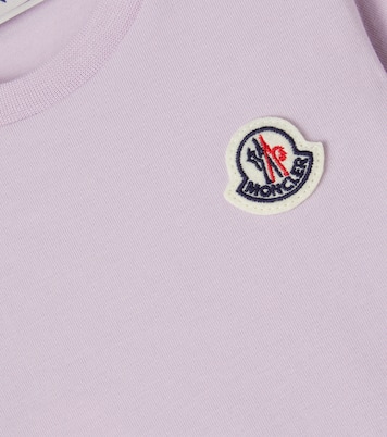 Logo cotton jersey dress | Moncler Enfant