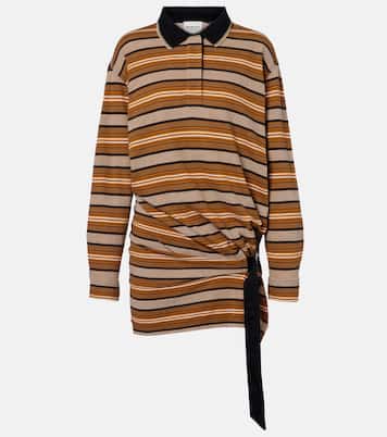 Isea striped cotton piqué polo dress | Marant Etoile