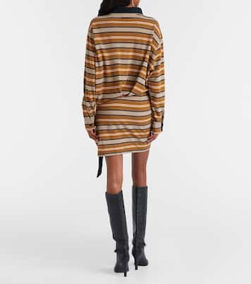 Isea striped cotton piqué polo dress | Marant Etoile