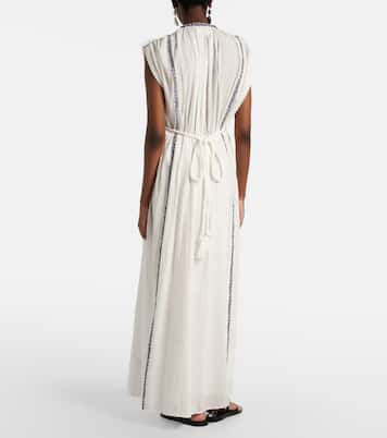 Besticktes Maxikleid Liviane aus Baumwolle | Marant Etoile