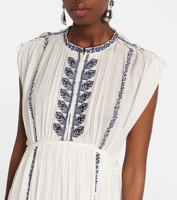 Besticktes Maxikleid Liviane aus Baumwolle | Marant Etoile
