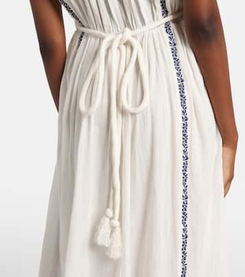 Besticktes Maxikleid Liviane aus Baumwolle | Marant Etoile