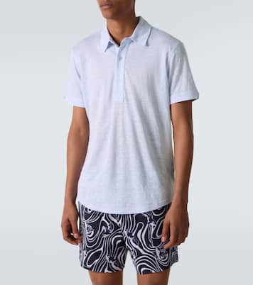 Sebastian linen polo shirt | Orlebar Brown