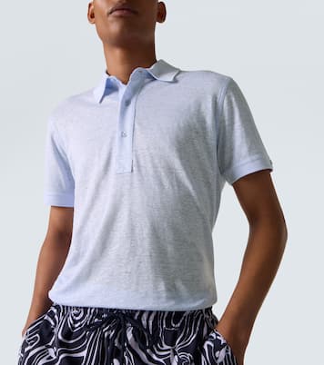 Sebastian linen polo shirt | Orlebar Brown